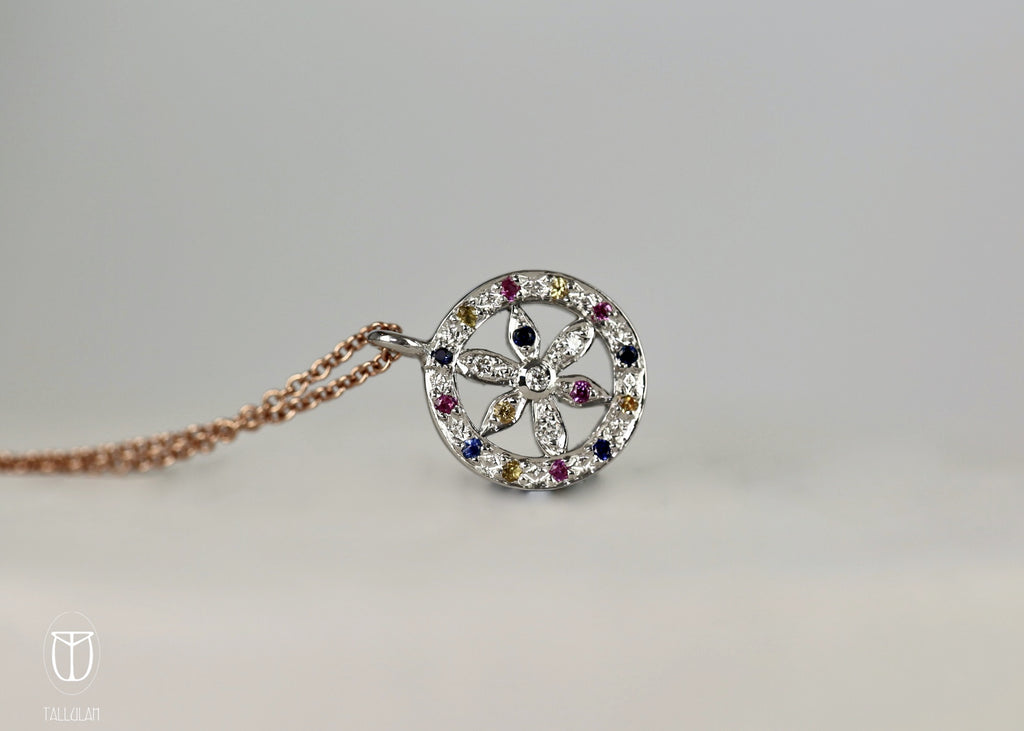 ELLE RÊVE Bracelet multi coloured sapphire