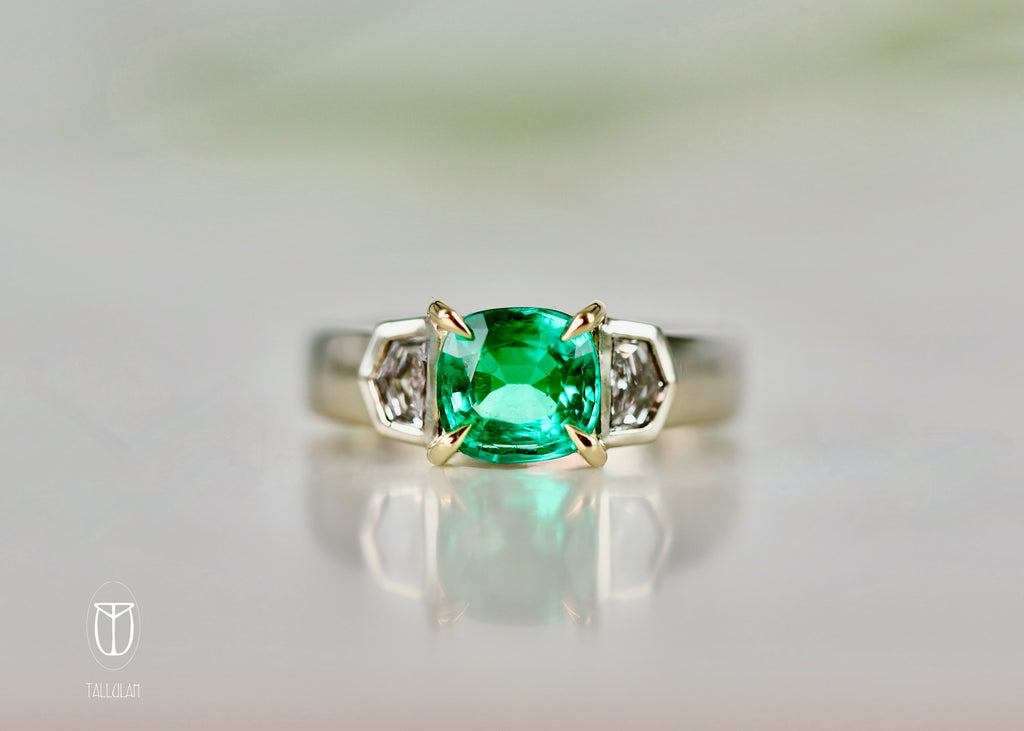 MICHELE Emerald ring