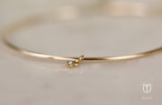 HANNAH Floating diamond bangle