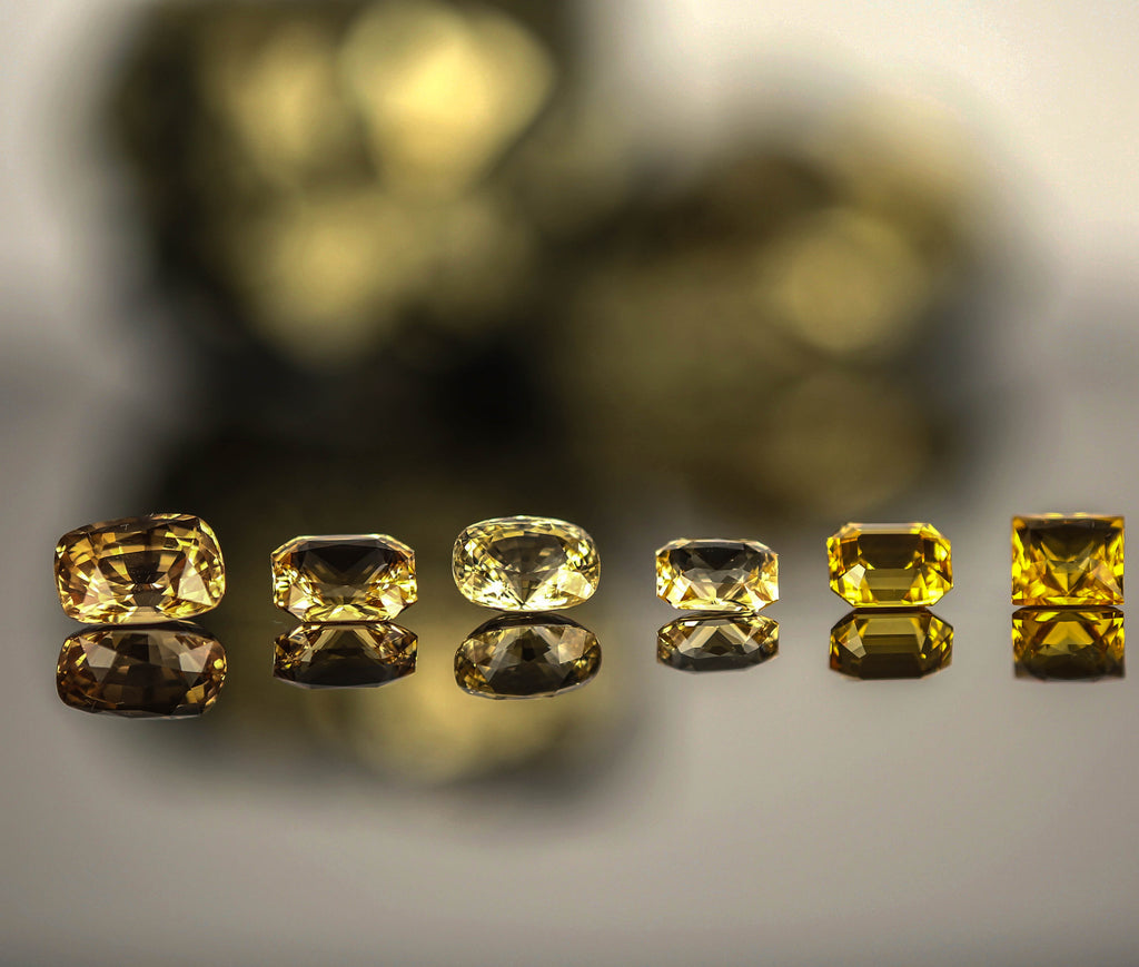 Yellow sapphires