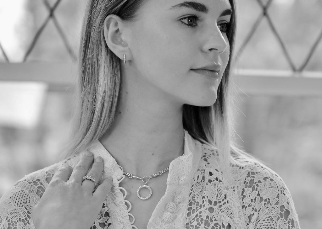 TESSA Diamond earrings in white gold