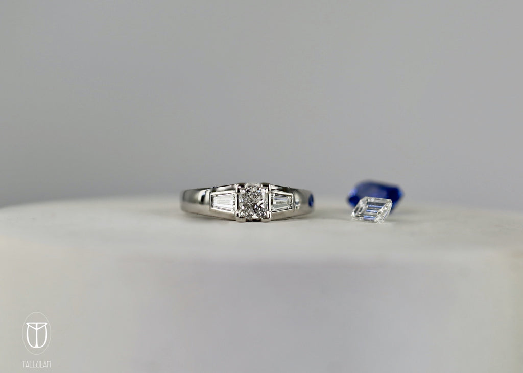 LILOU diamond engagement ring